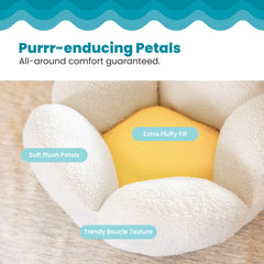 Catstages Purrfect Petals base resistente et lavable en machine.