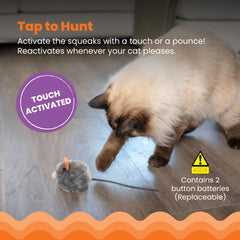 Catstages Souris Léger et Portable, facile à transporter pour des jeux en intérieur.
