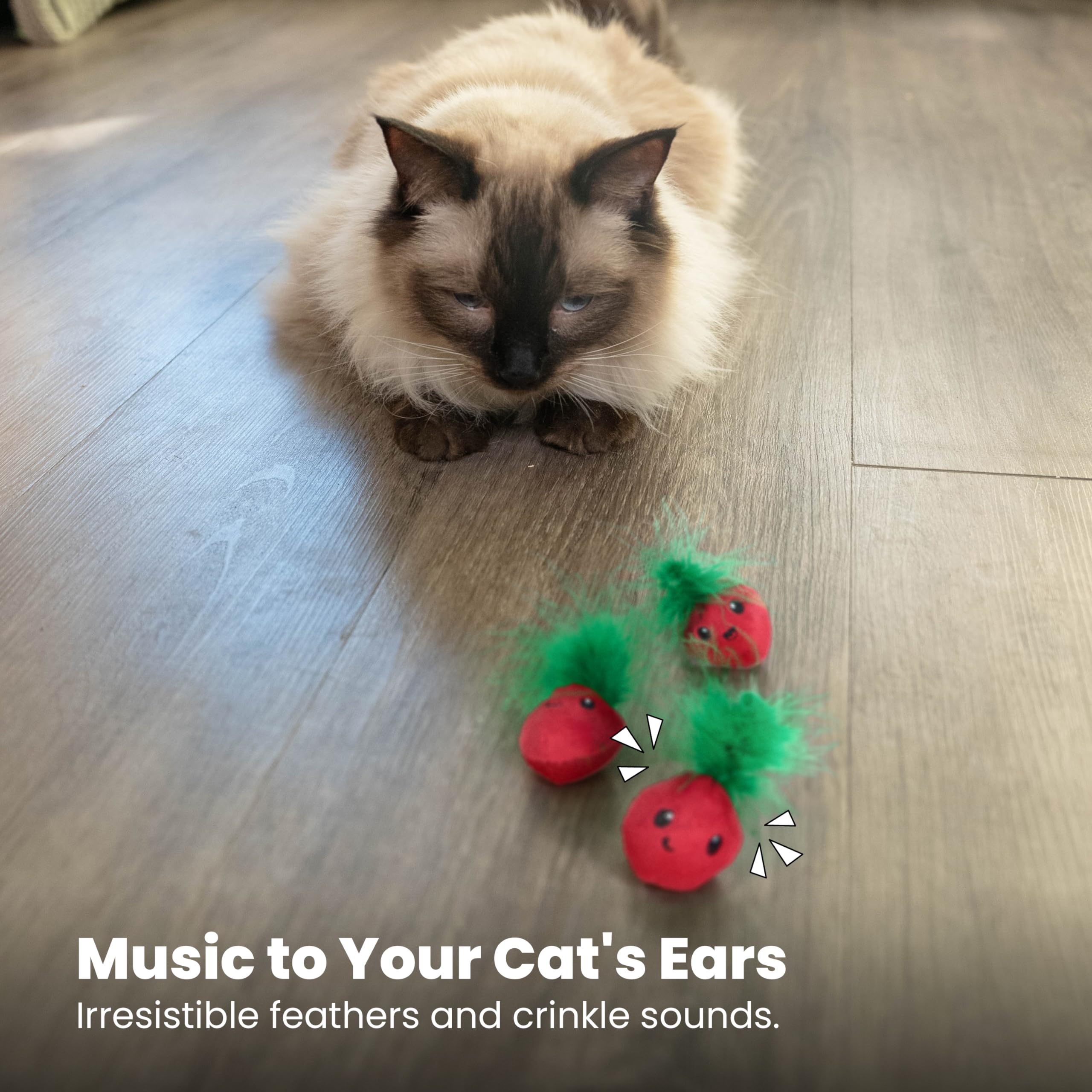 Catstages Strawbabies: jouet léger et portable pour jeux d'intérieur