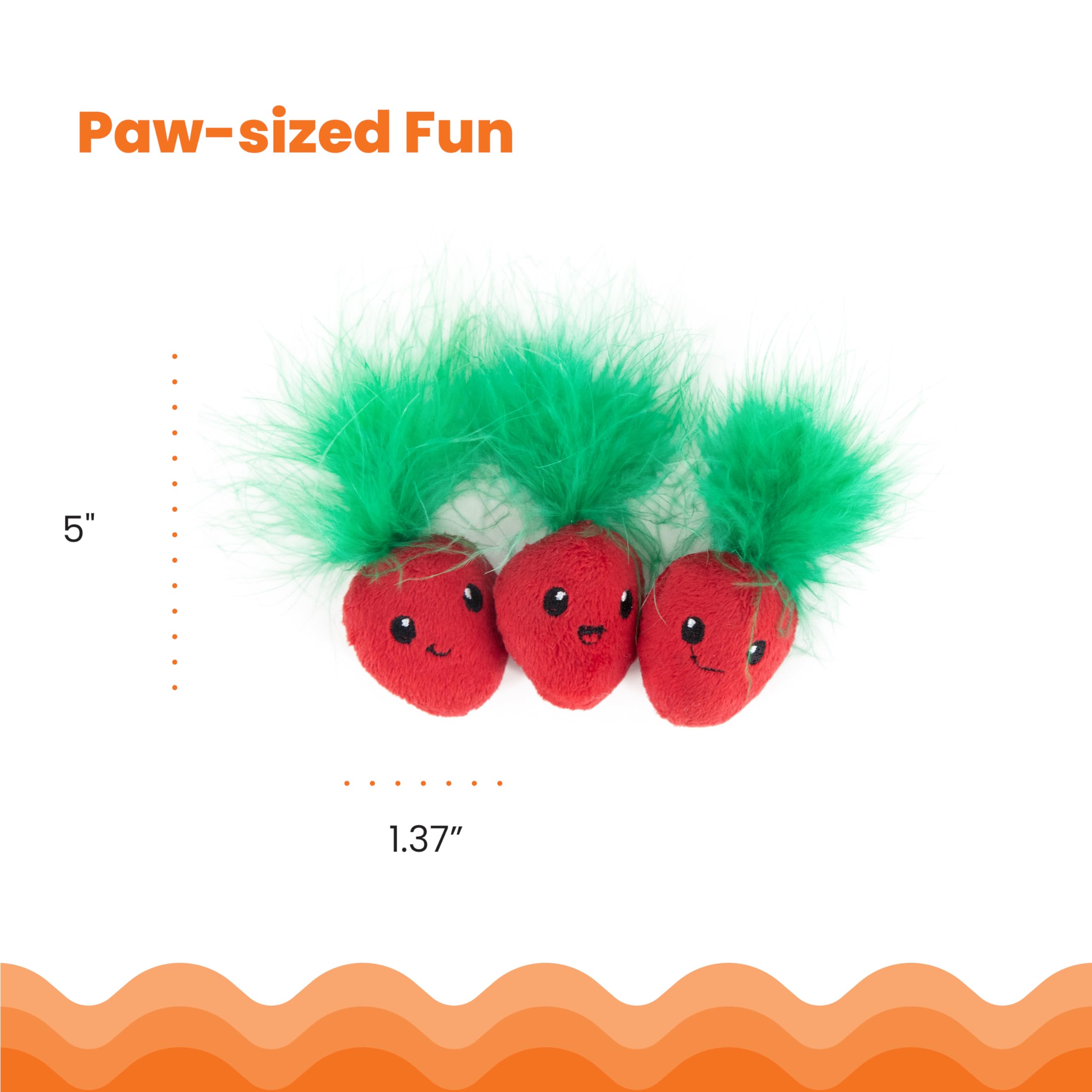 Catstages Strawbabies: son crinkle pour maintenir l'intérêt du chat