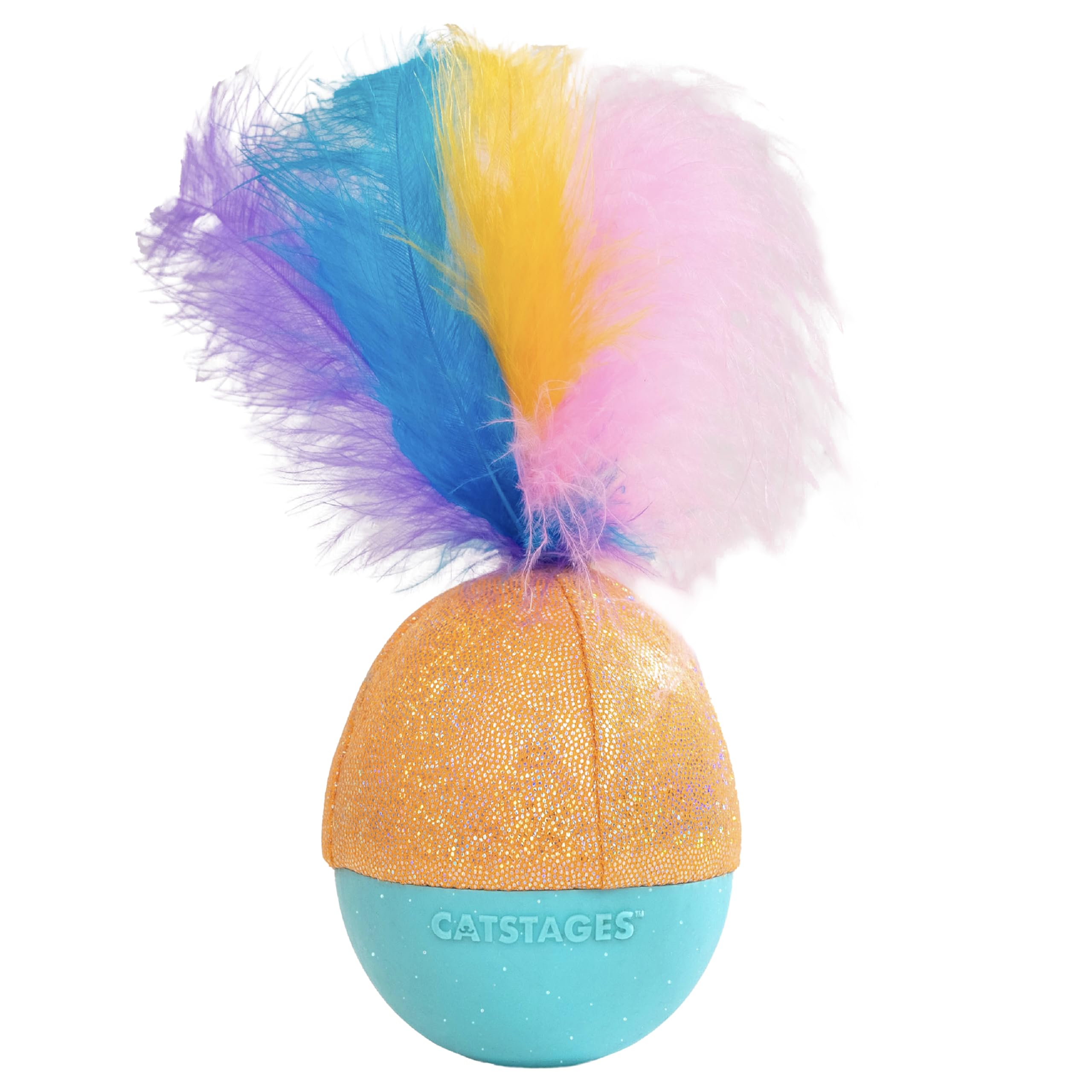 Catstages Whack N’ Wobble Ball : base pesee basculante stimule les réflexes du chat.
