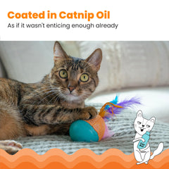 Catstages Whack N’ Wobble Ball : cloche qui tinte ajoute du son pendant le jeu.