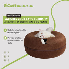 Cattasaurus Peekaboo nettoyage détachable: nettoyage facile et hygiène simplifiée.
