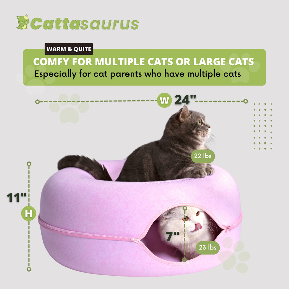 Cattasaurus Peekaboo rangement-integre: espace pratique