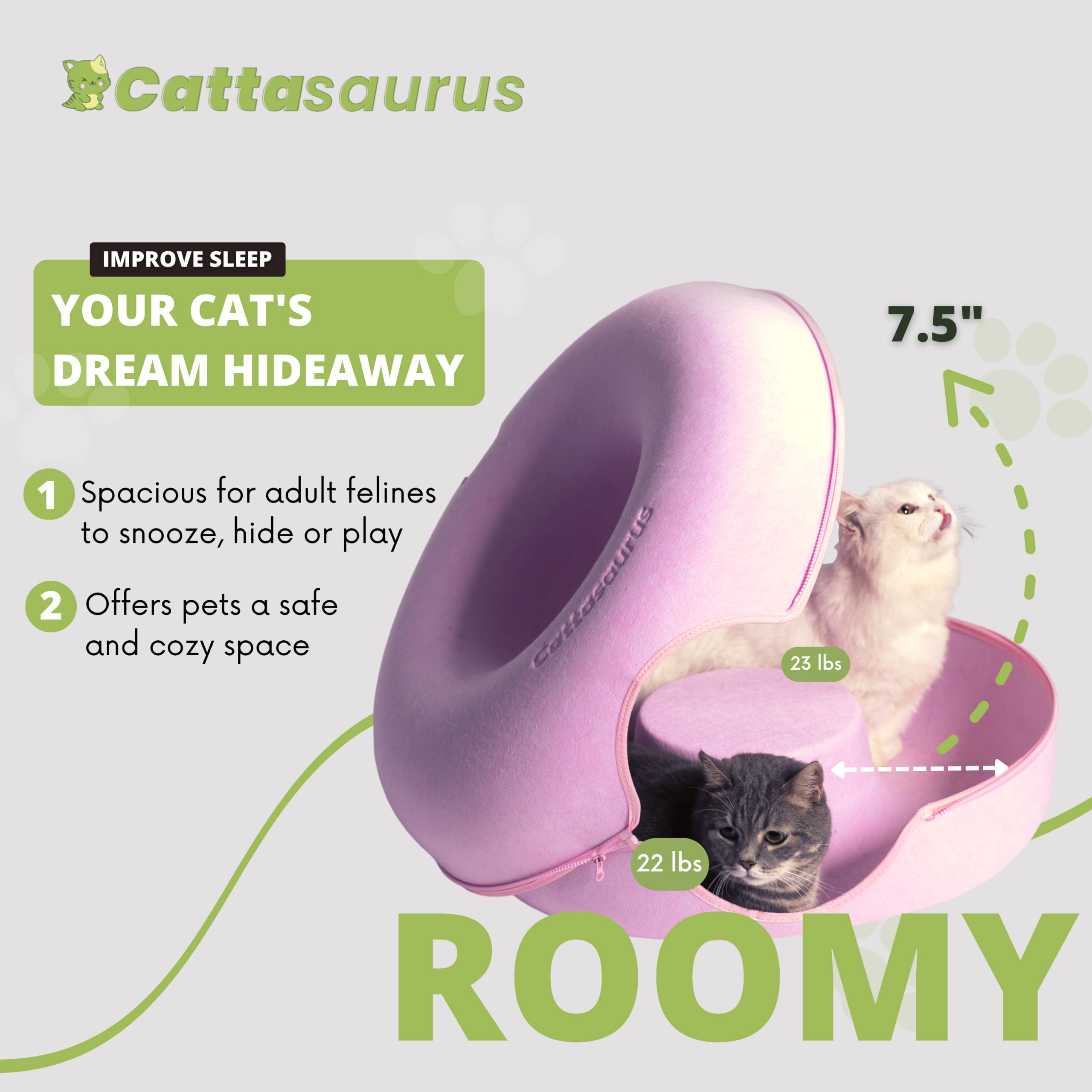 Cattasaurus Peekaboo design contemporain: s integre deco