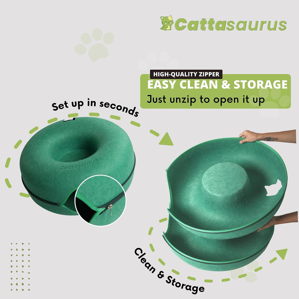 Cattasaurus Peekaboo version grand modèle pour grands chats