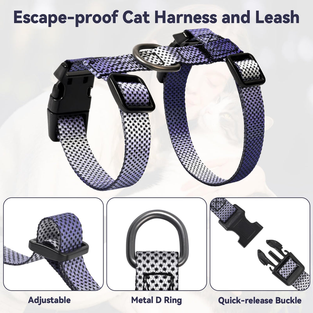 Harnais Cattooll léger en nylon doux et respirant.