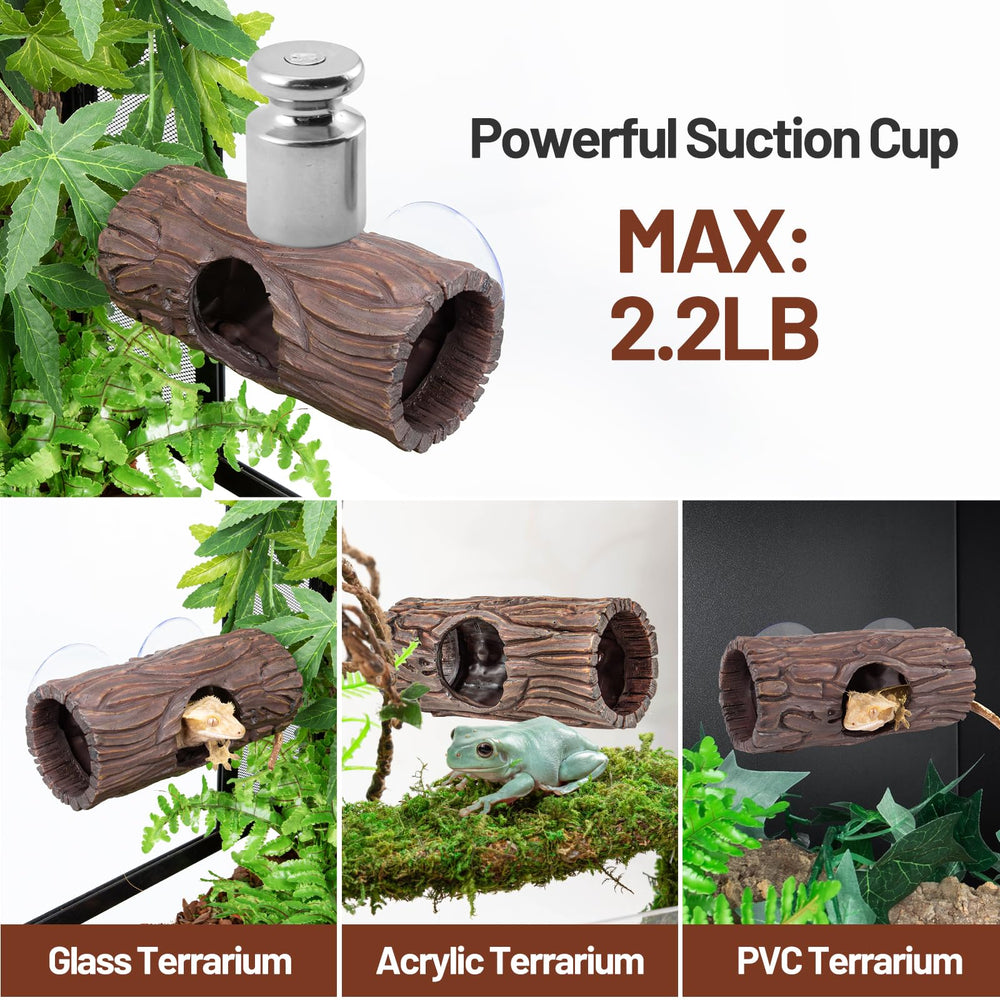 Décor terrarium CAVACHEW, cachette naturelle pour repos et bien-être.