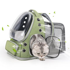 Cawypety sac-chat extensible avec fenêtre-bulle pour une vue captivante.