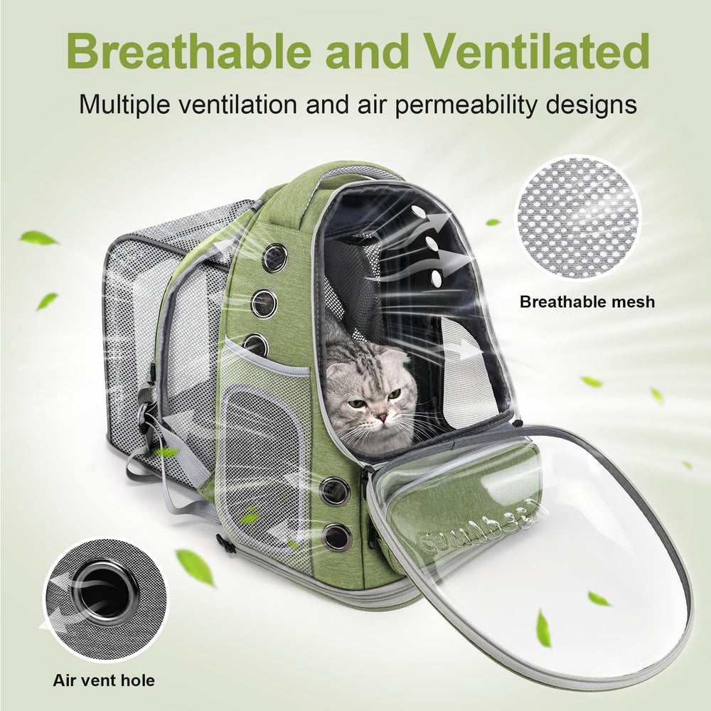 Cawypety matière respirante 600D oxford et mesh pour une ventilation efficace.