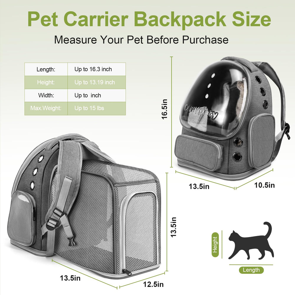 Cawypety sac dos chat bulle frontale – fenêtre pour observer votre compagnon.