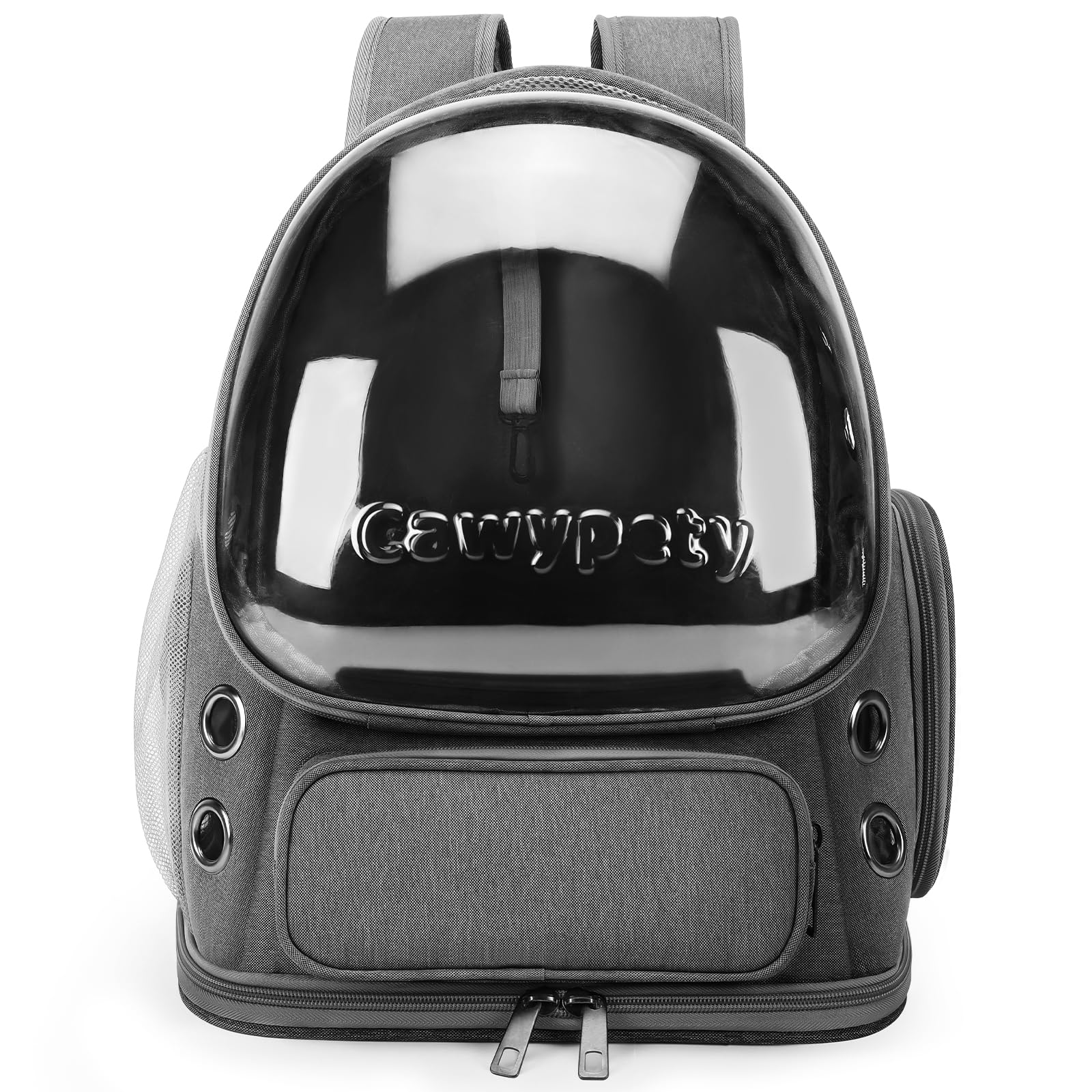 Cawypety sac-dos-chat poches de rangement pour accessoires pratiques.