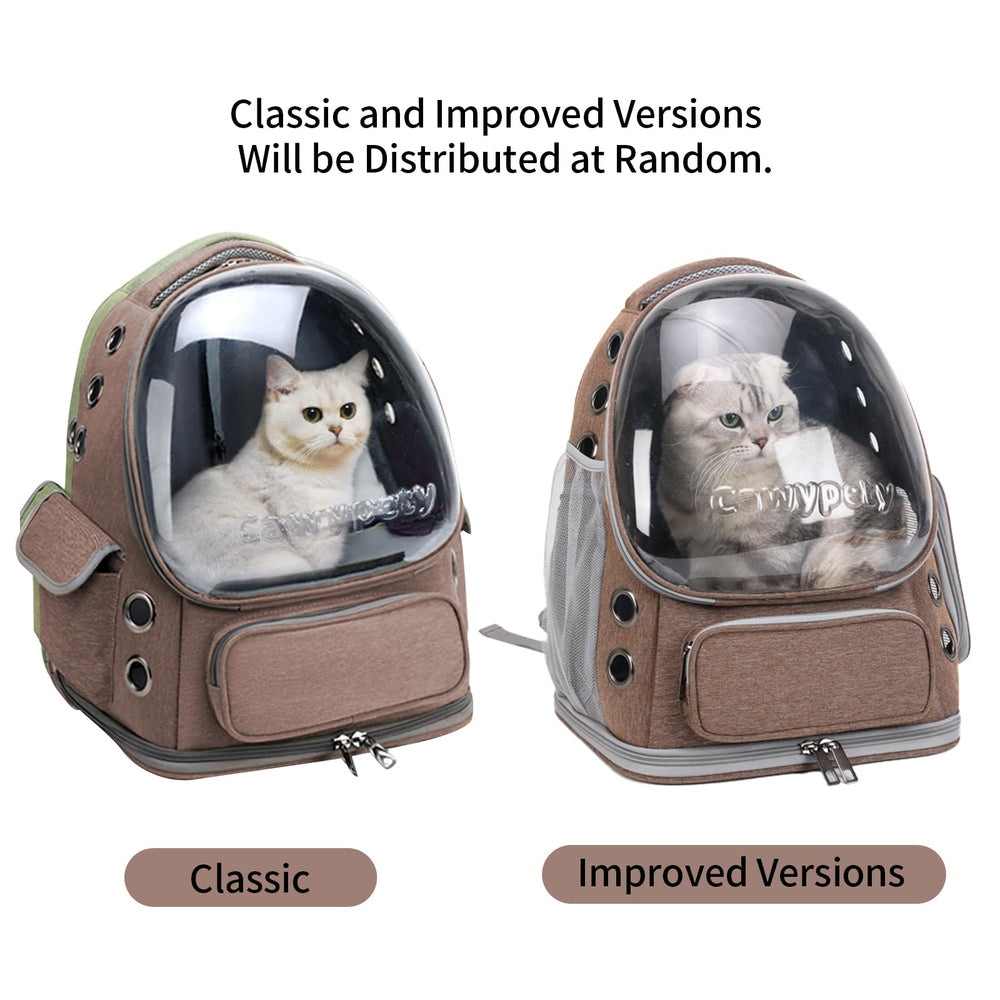 Cawypety sac dos chat rembourrage double-face pour été et hiver