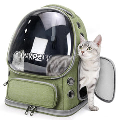 Cawypety Sac porte-chat: bulle transparente pour vue claire pendant les trajets