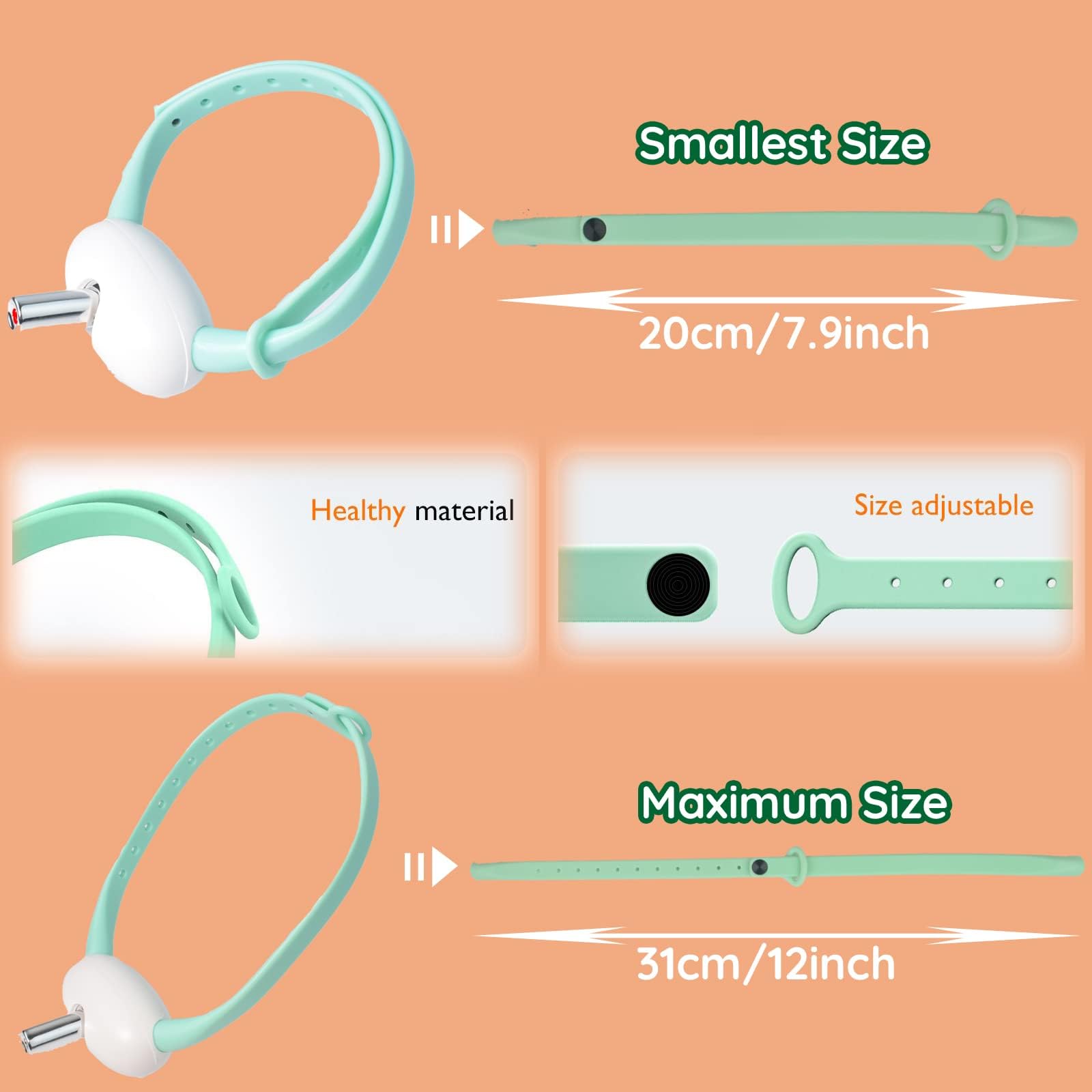 Cdipesp collier laser chat, bouton de mode, changement rapide des effets.