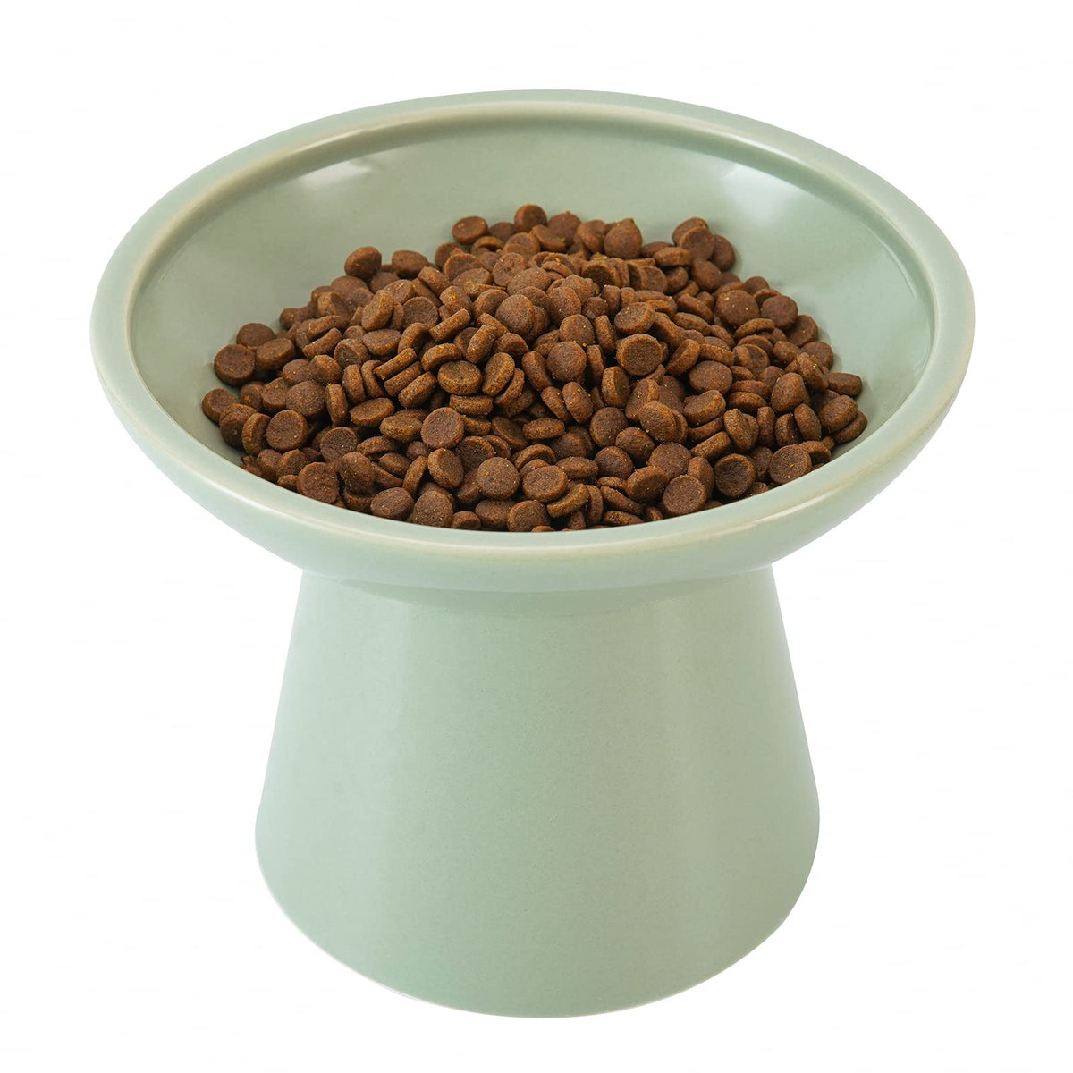 CEEFU bol chat céramique élevé 6,2 pouces, facile pour nourrir les gros chats.