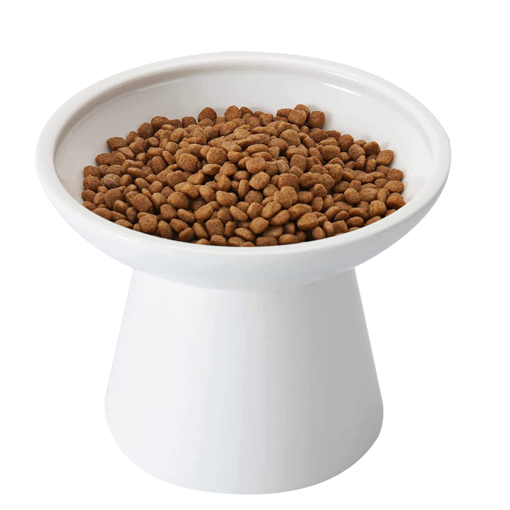 Bol CEEFU élevé en céramique blanc, robuste et élégant.