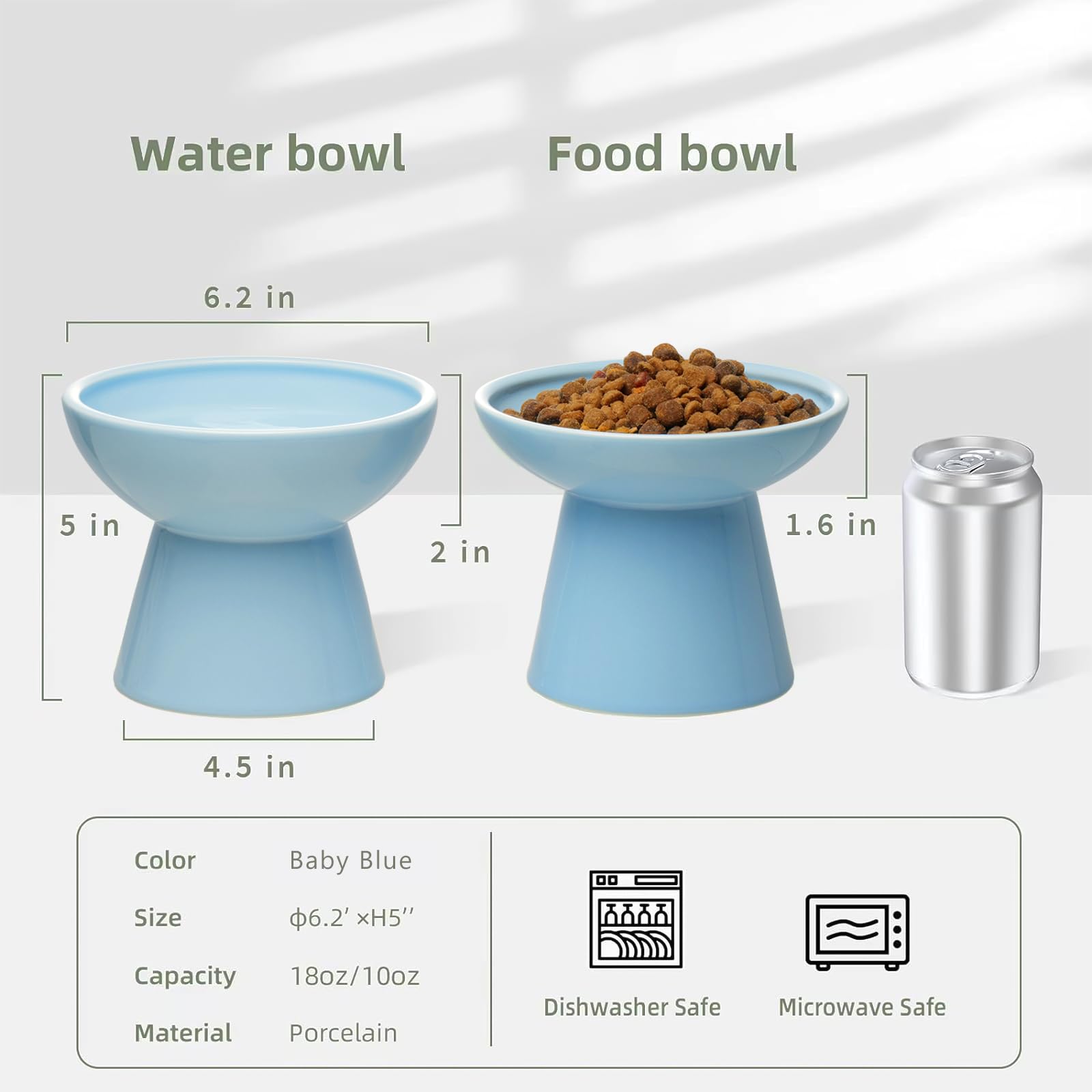 Bol d’eau CEEFU bleu, élégant et stable pour l’hydratation.