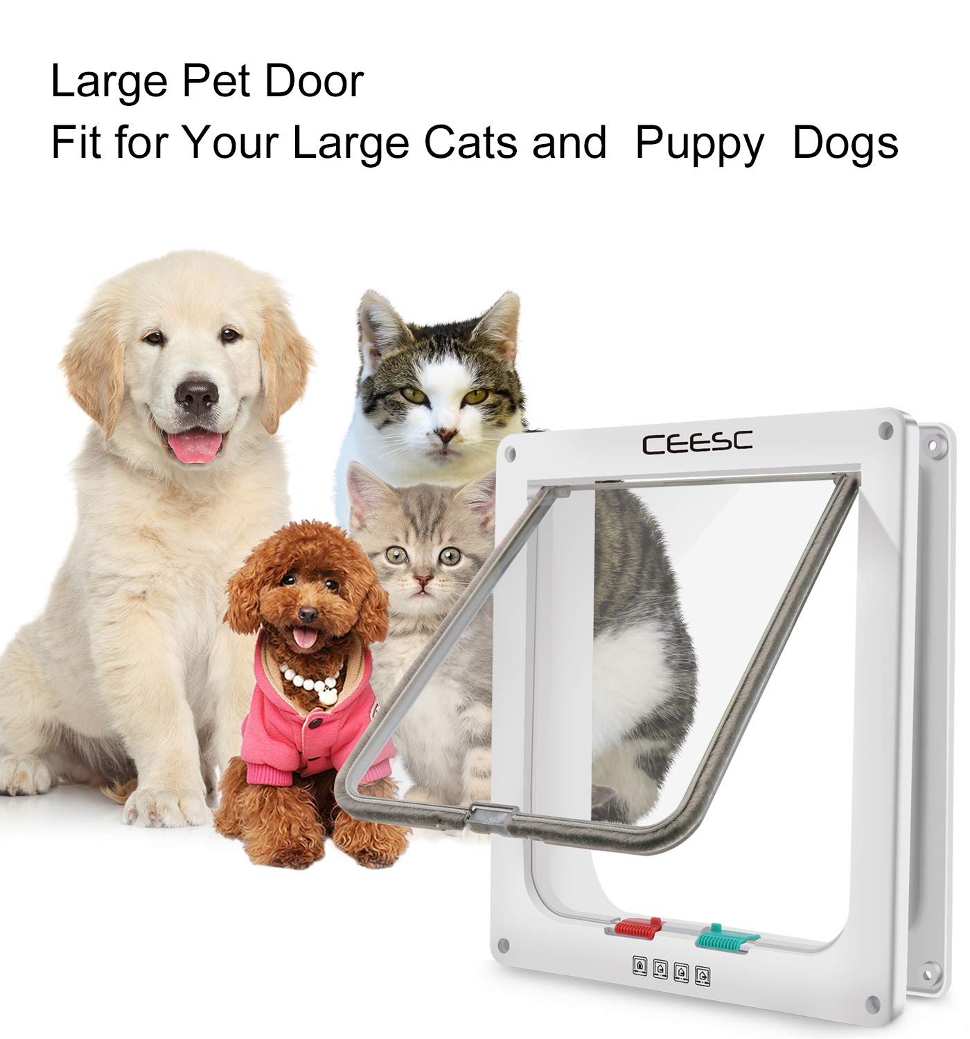 Porte CEESC Extra Large en matière ABS durable et résistante.