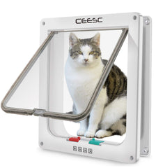 Porte CEESC Extra Large pour chat avec ouverture extérieure pratique et dimensions adaptées.