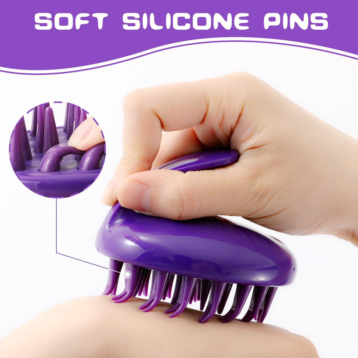 CeleMoon brosse chat lavable et étanche, nettoyage facile sous l'eau.