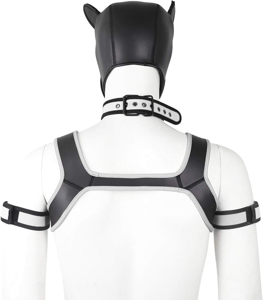 Harnais chien CelILucky, tenue complète et pratique pour cosplay.