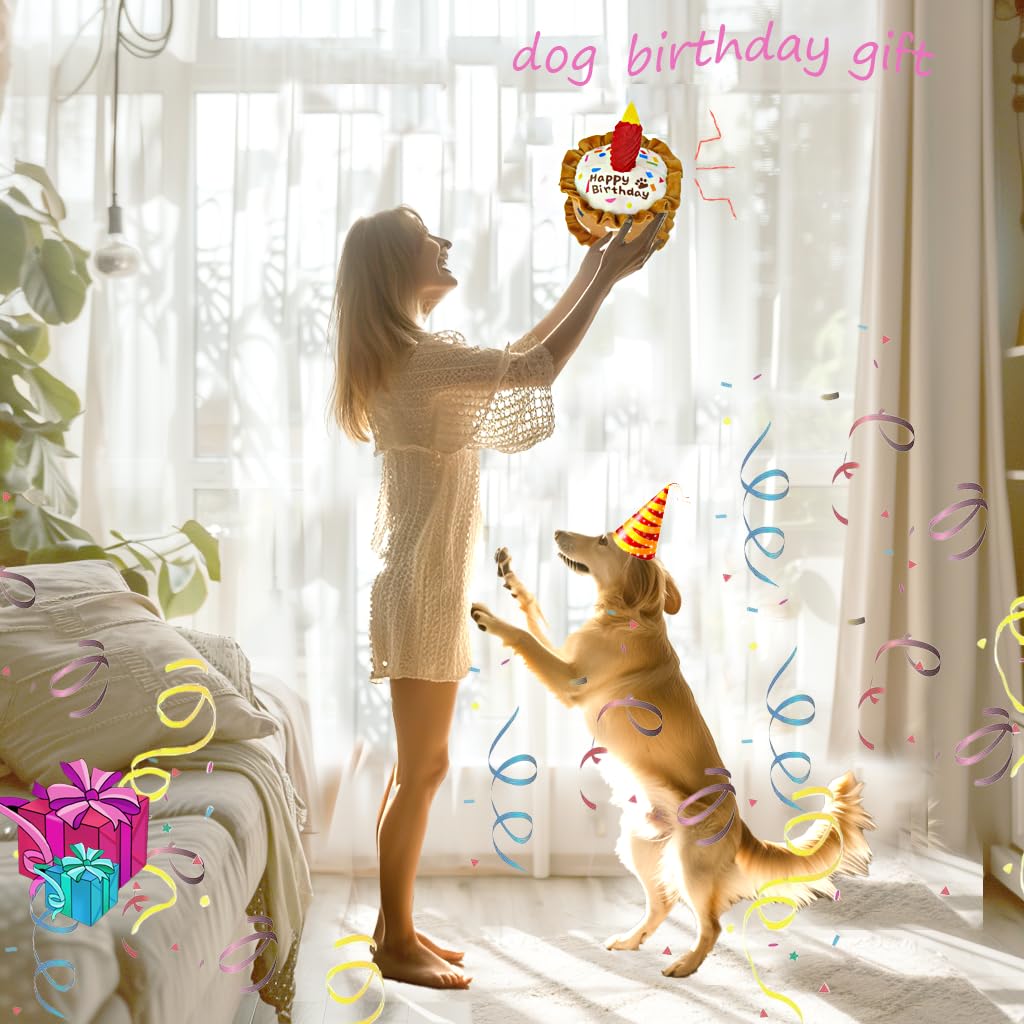Ensemble de 3 jouets chien CneeeeeB idéal pour anniversaires et jeux.