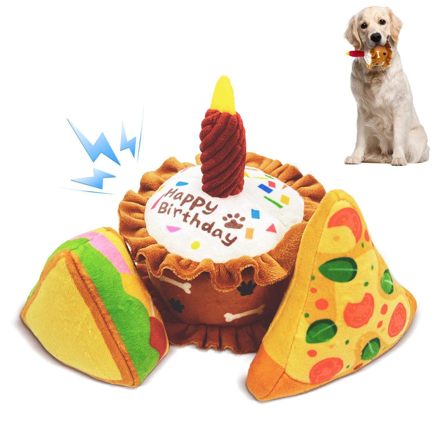 Jouet gâteau anniversaire CneeeeeB pour stimuler le jeu et l’interaction.