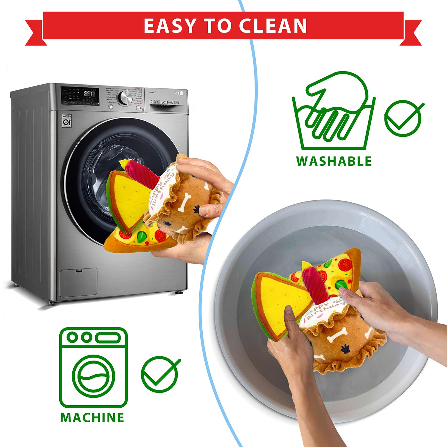 Jouet lavable en machine CneeeeeB pour un entretien pratique.