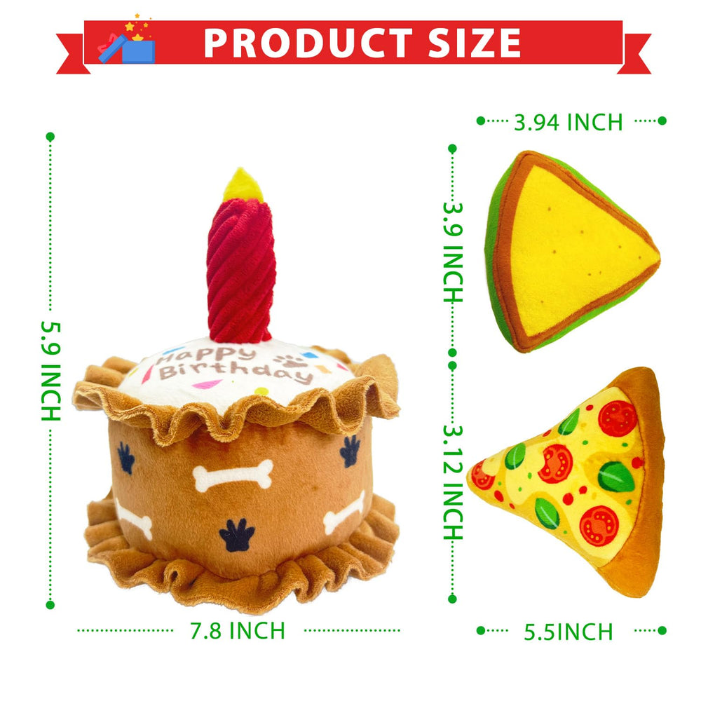 Jouet pizza anniversaire CneeeeeB pour variété de jeux et distraction.