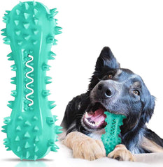 CERISURIO baton-dentaire-chien-bleu favorise le nettoyage des dents en jeu.