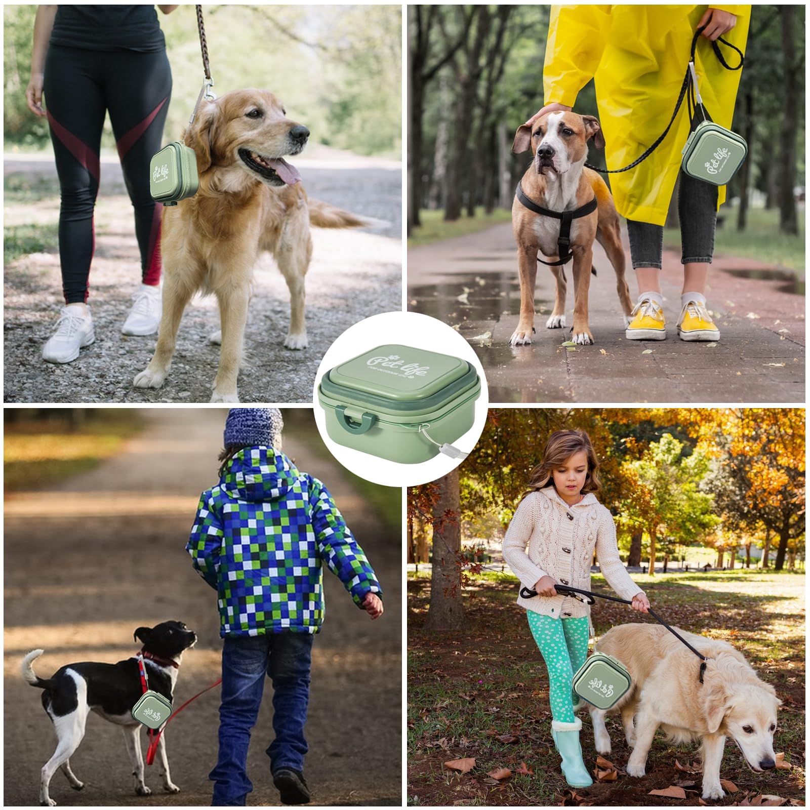 Bol d'eau pliable cermug pour chien – taille adaptée aux petits chiens.