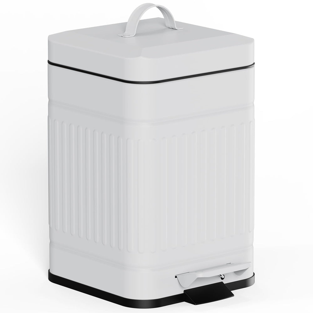 Poubelle rectangulaire CEROELDA 5L avec pédale pour usage pratique