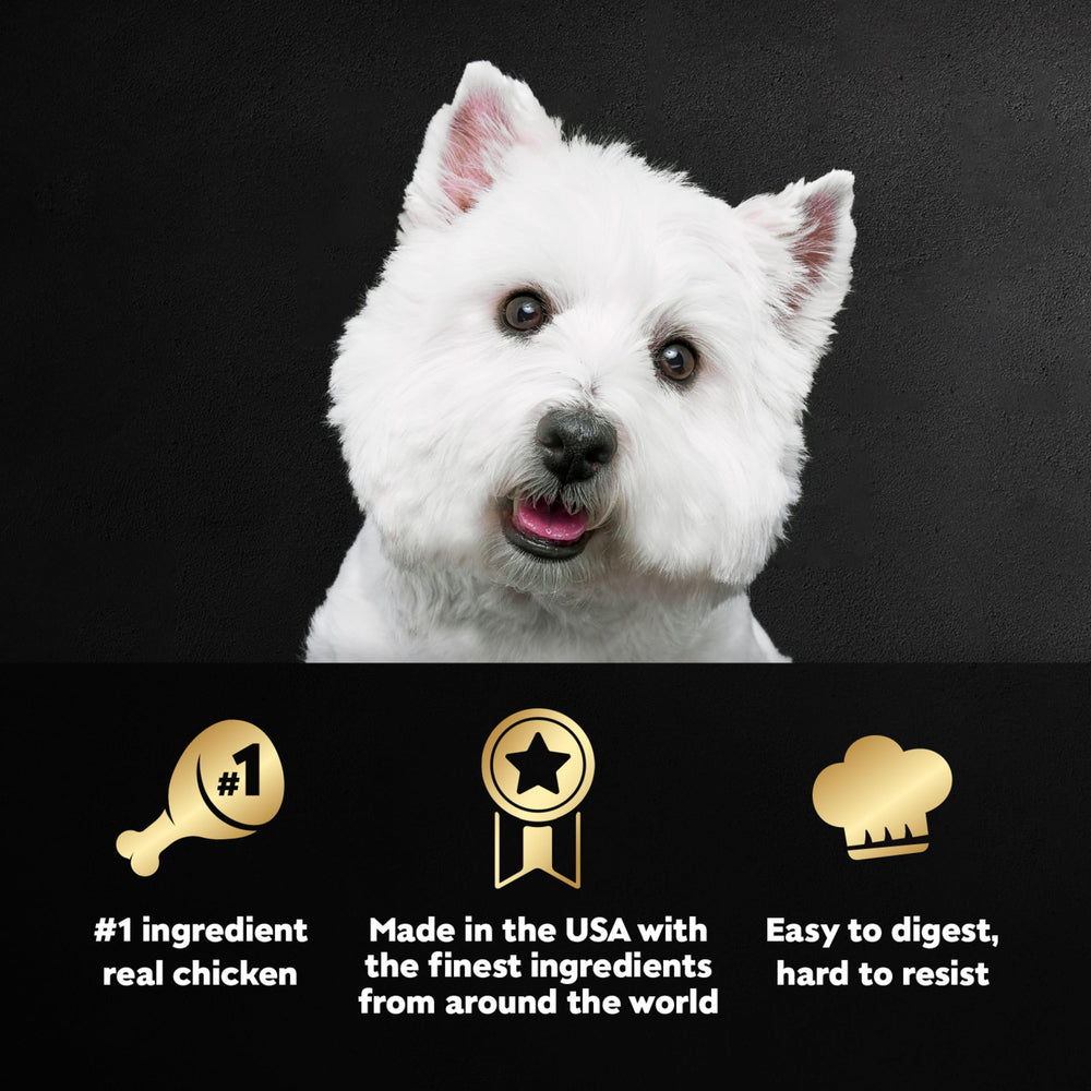 Ingrédients de qualité avec poulet comme premier ingrédient dans Cesar Loaf en Sauce.