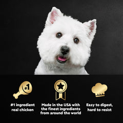 Ingrédients de qualité avec poulet comme premier ingrédient dans Cesar Loaf en Sauce.
