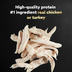 Cesar Filets en Gravy bol servi, repas complet pour chien adulte.