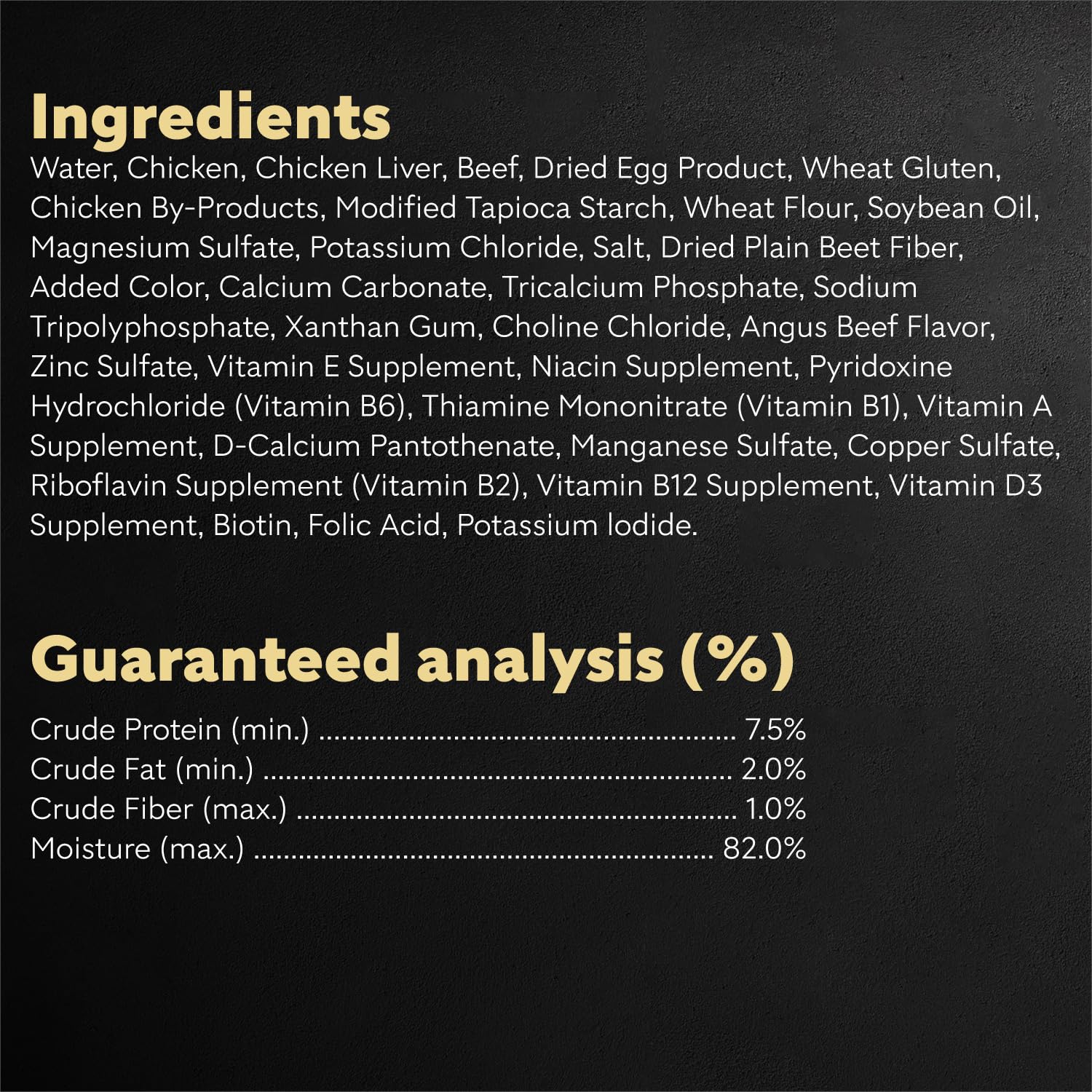 Cesar Filets en Sauce Angus, contenu équilibré pour un repas adulte.
