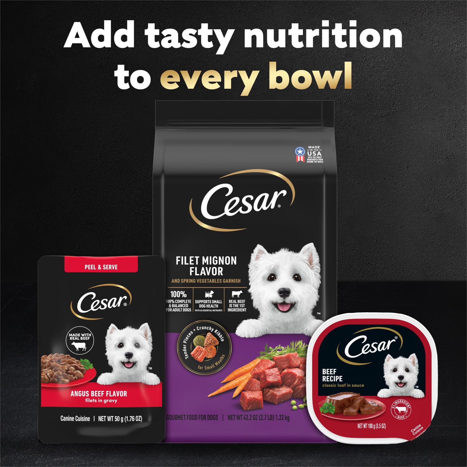 Cesar Filets en Sauce Angus, idéal en topping sur croquettes Cesar.