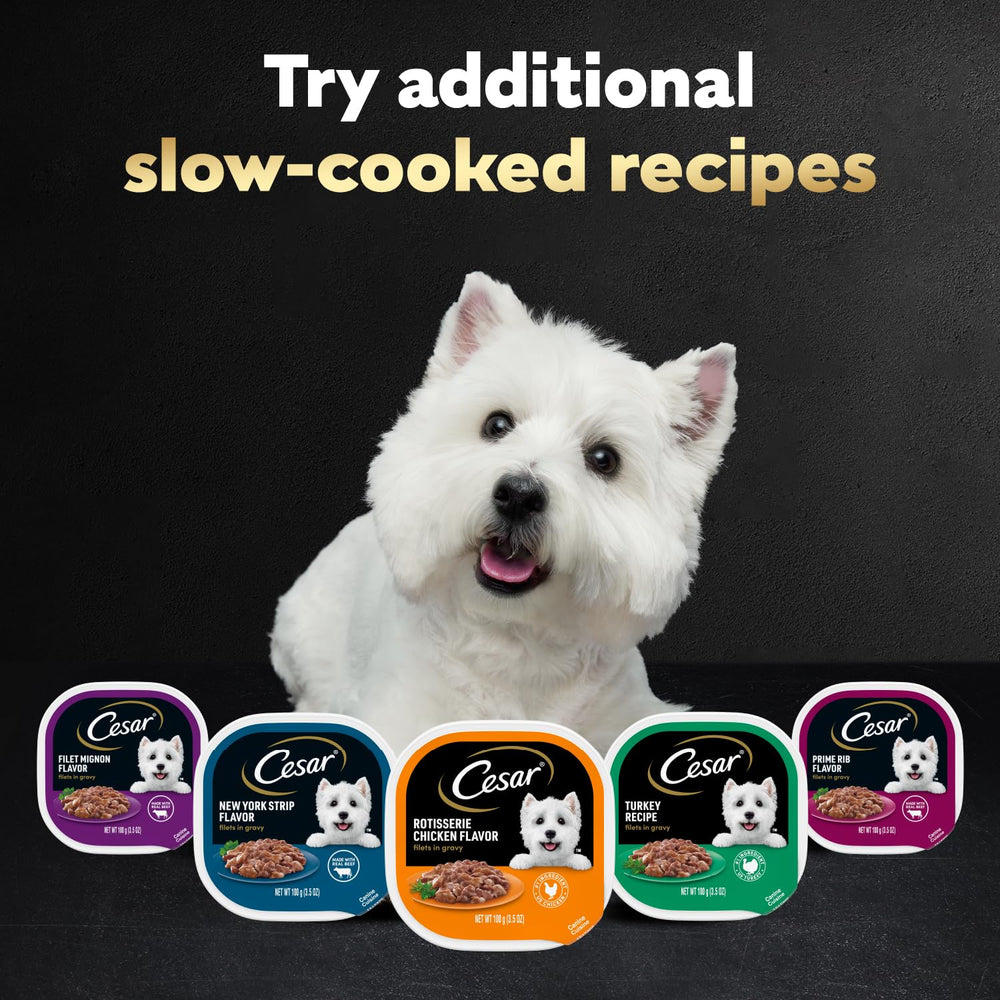 Digestible et pratique Cesar Filets en Sauce Prime Rib