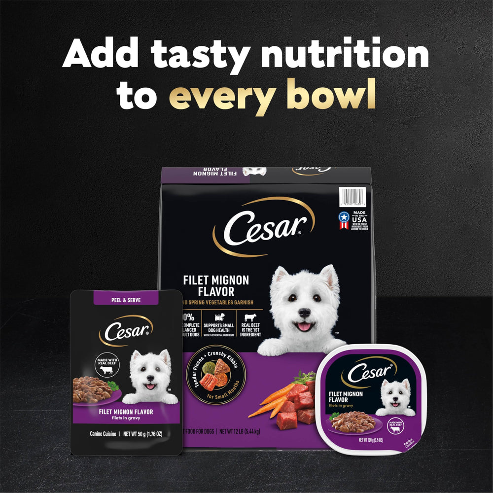Cesar Filets en Gravy emballage 20 sachets, service rapide.