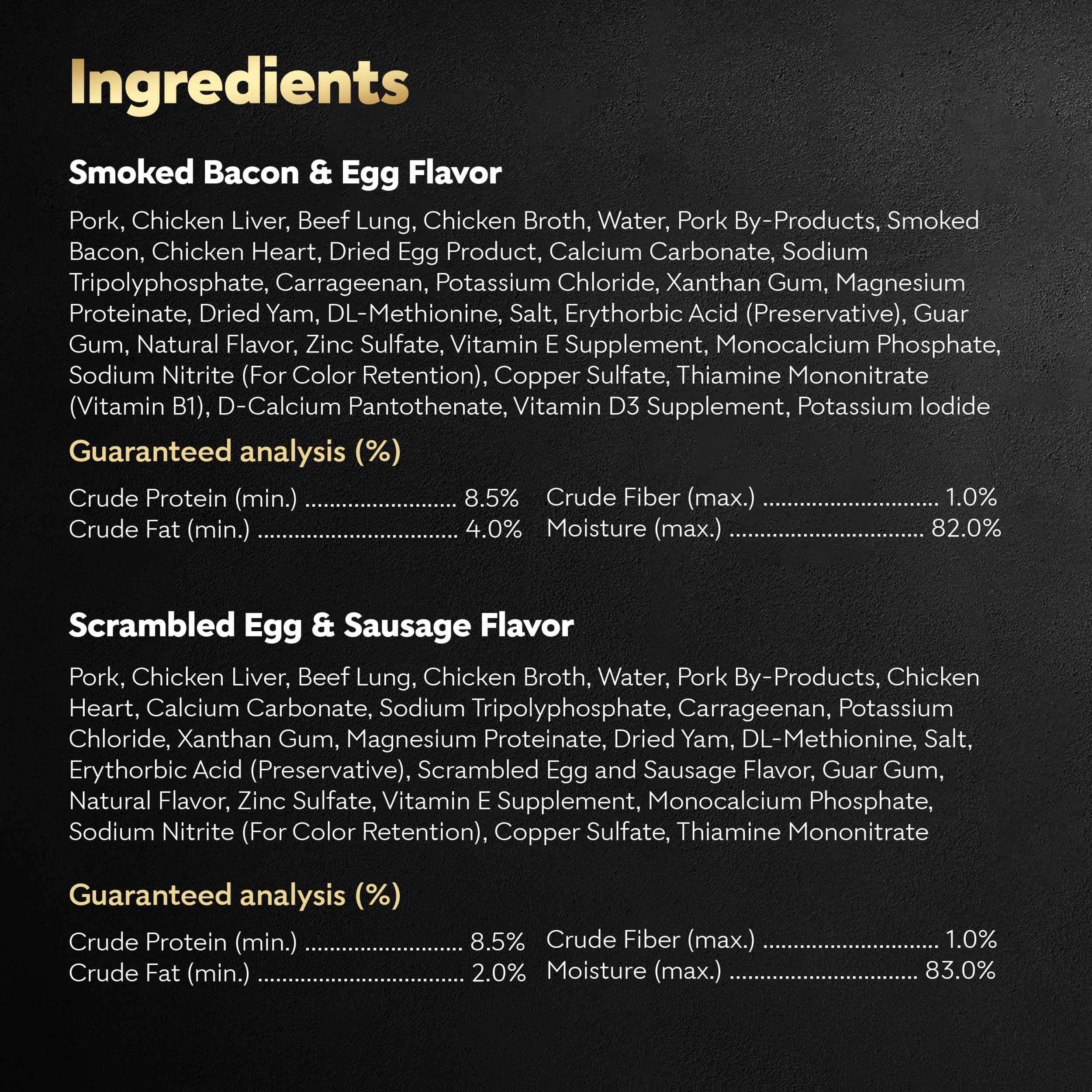 Cesar garniture sur croquettes, texture et saveur ajoutées