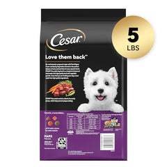 Morceaux tendres filet mignon, faciles a manger pour petit chien Cesar.
