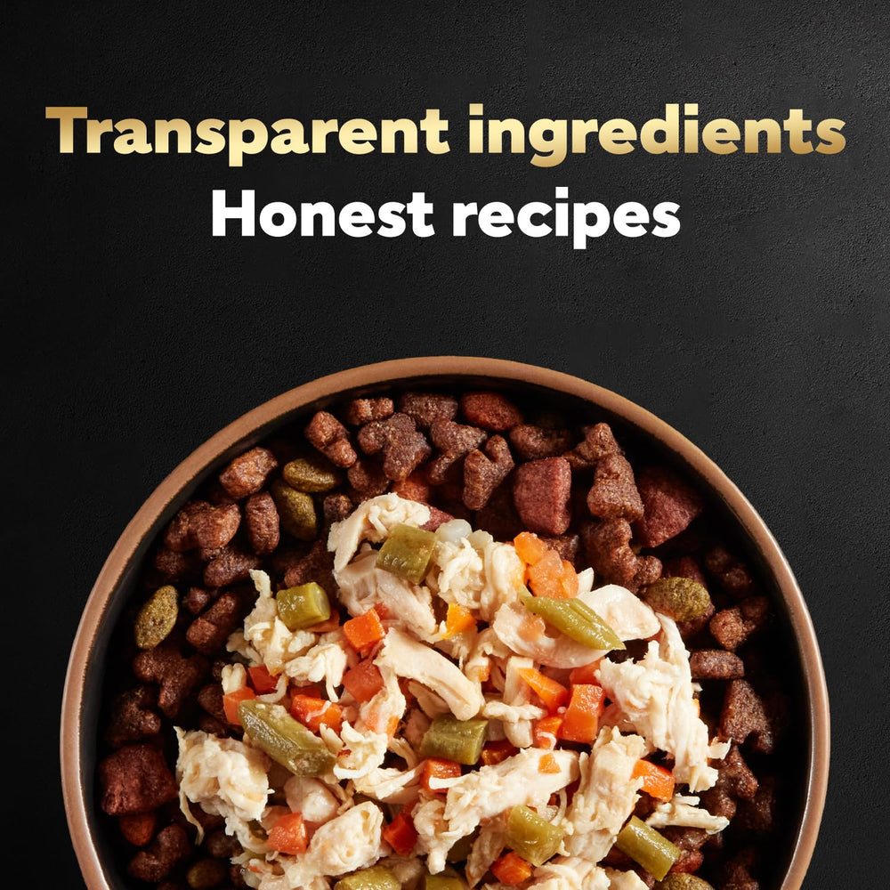Cesar Simply Crafted, poulet et légumes faciles à digérer selon l'expérience.