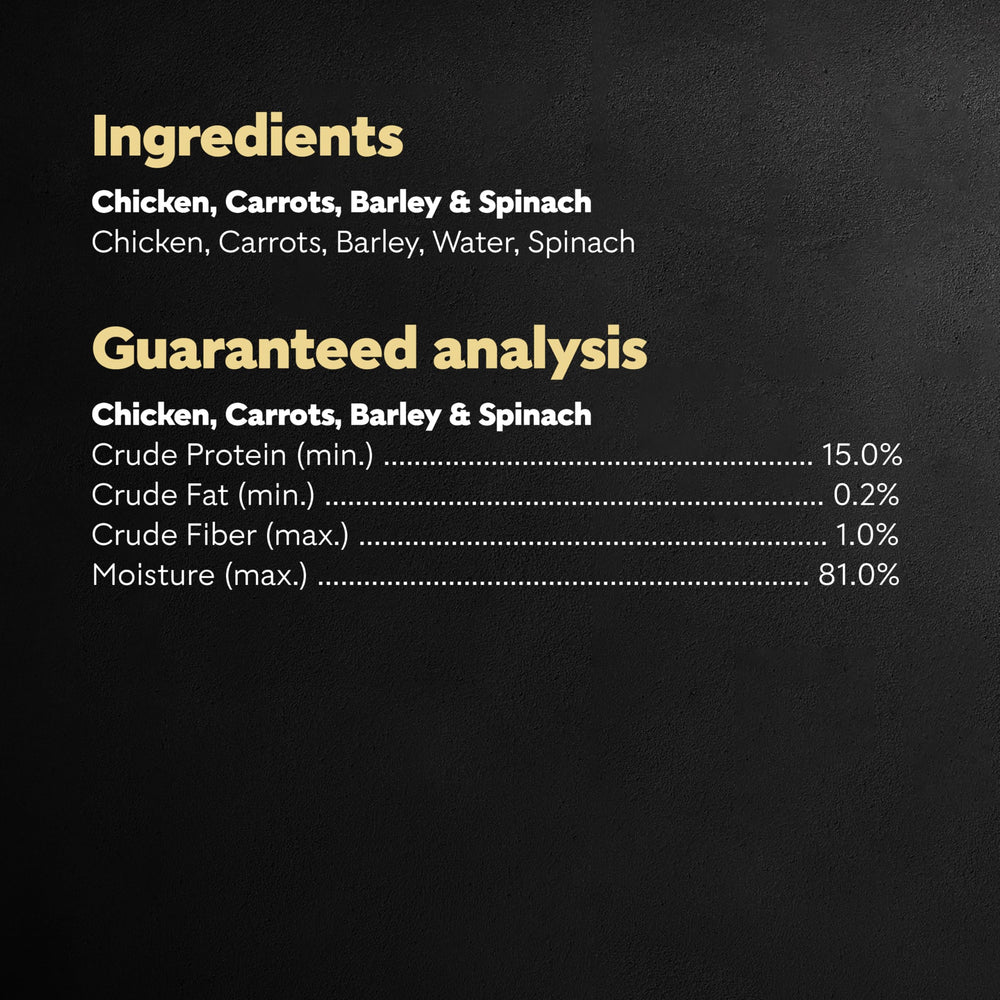César – ingrédients naturels, sans sous-produits ni arômes artificiels.