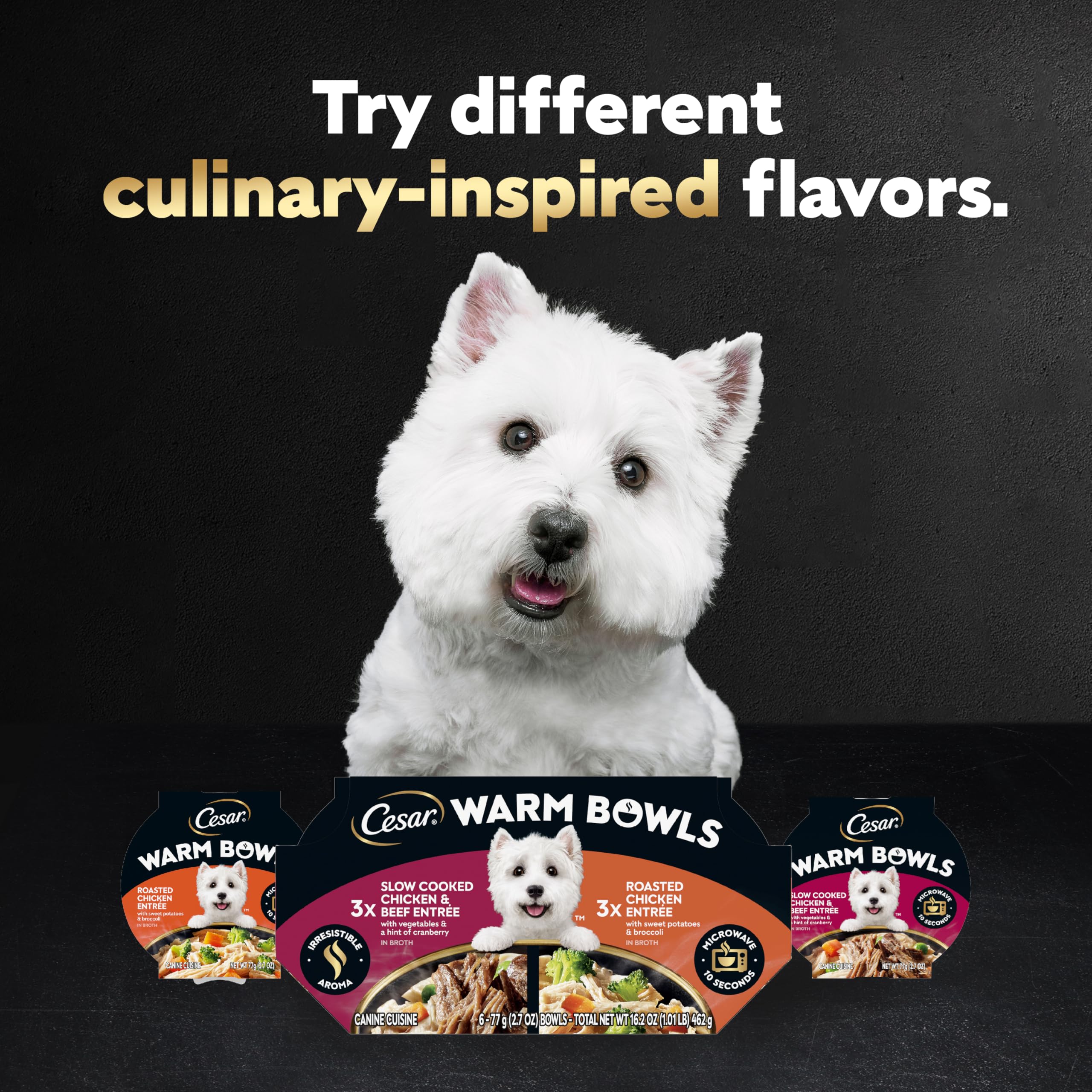 Cesar Warm Bowls arôme appétissant – motivation pour le repas quotidien.