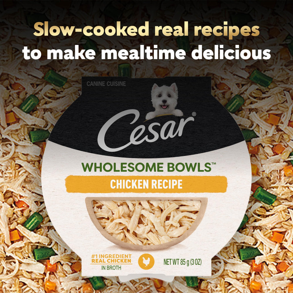 Cesar Wholesome Bowls arôme-appetissant: odeur naturelle qui attire sans artifices