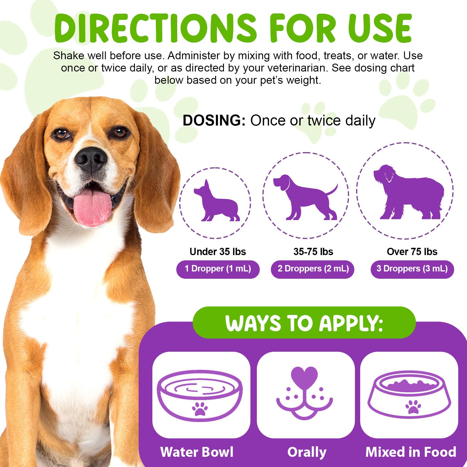 CFXYHNOX gouttes multivitamine chien peau poil brillance pour pelage sain.