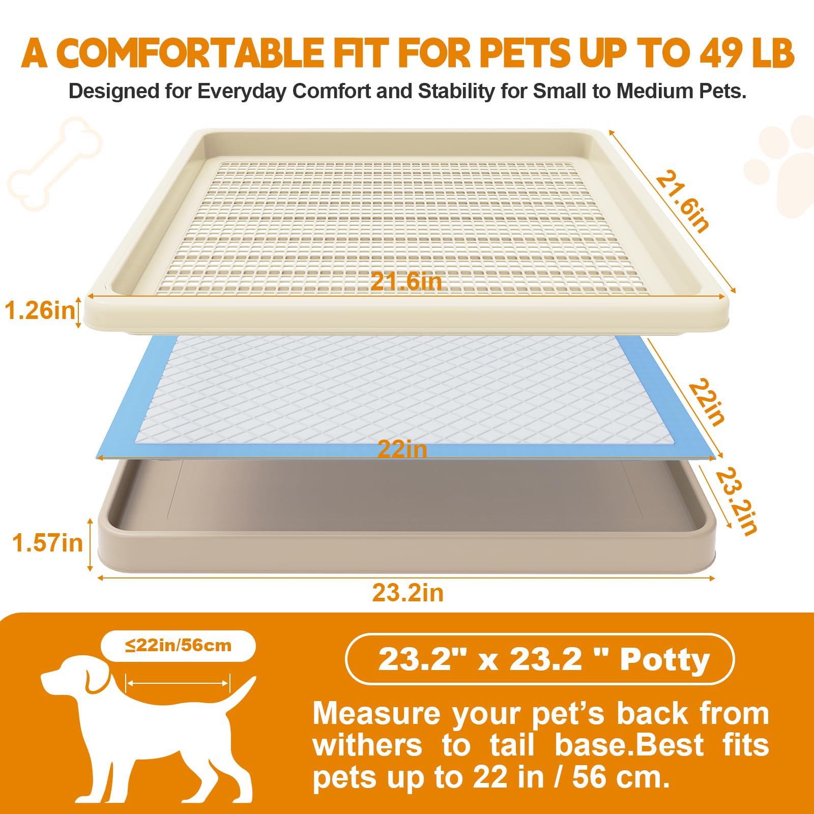 CH24Globall plateau-maille-douce-pattes, confort accru pour les chiens en intérieur.