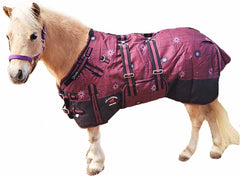 CHALLENGER 1200D: couverture imperméable pour petit cheval et mini-âne, garde au sec.