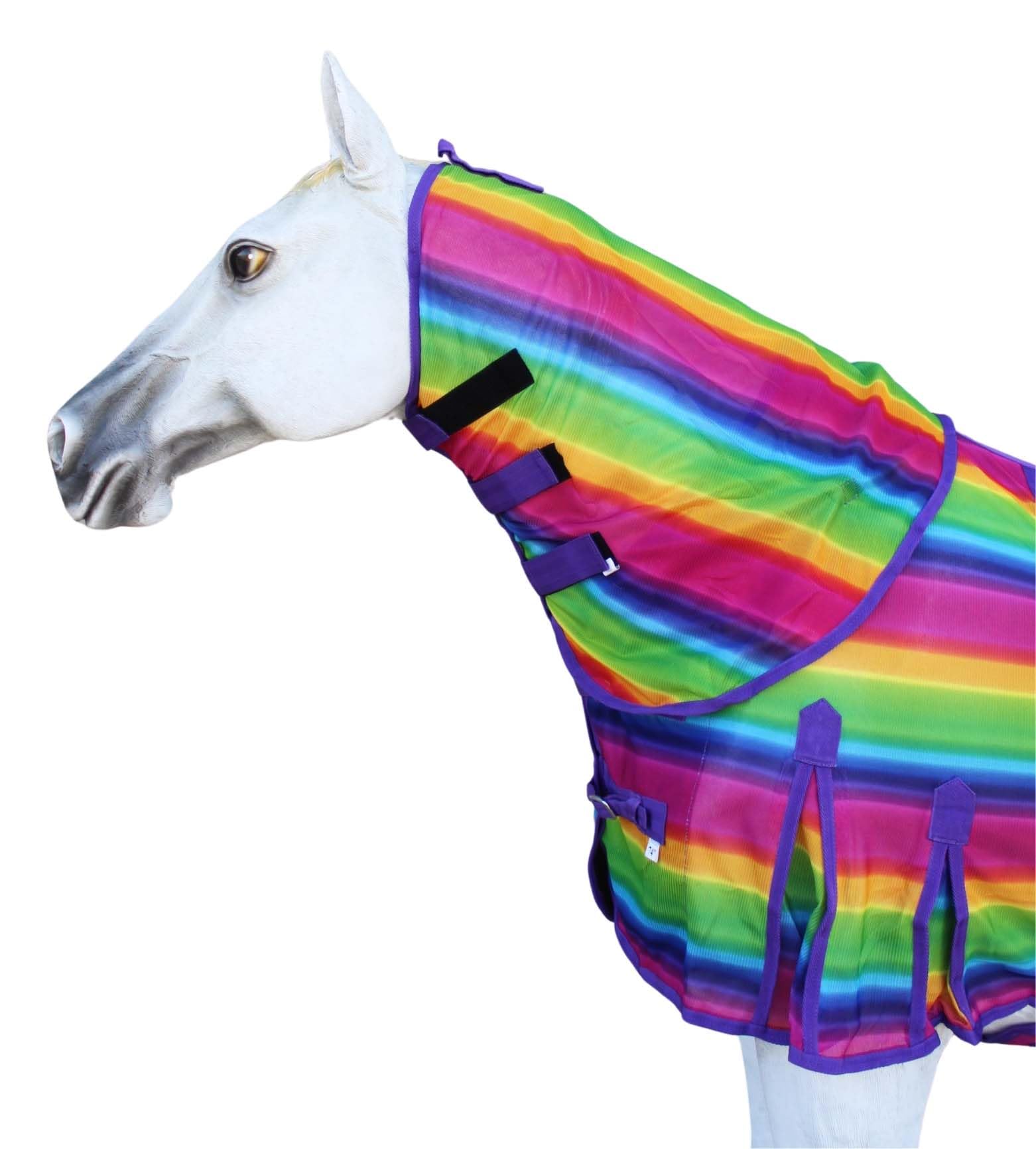 CHALLENGER drap-mesh anti-UV sur cheval, protection solaire légère